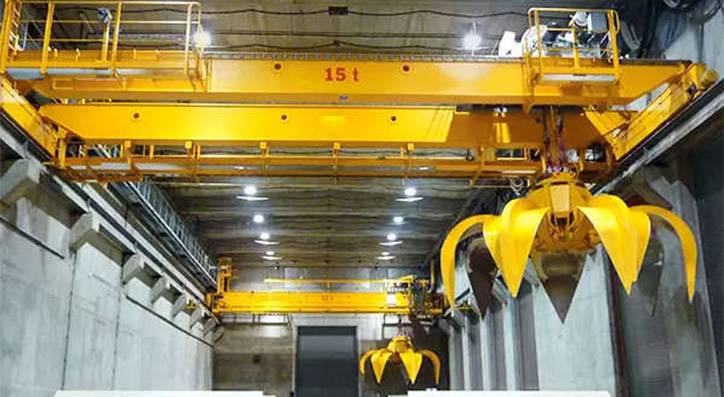 Double Girder Grab Bucket Overhead Crane