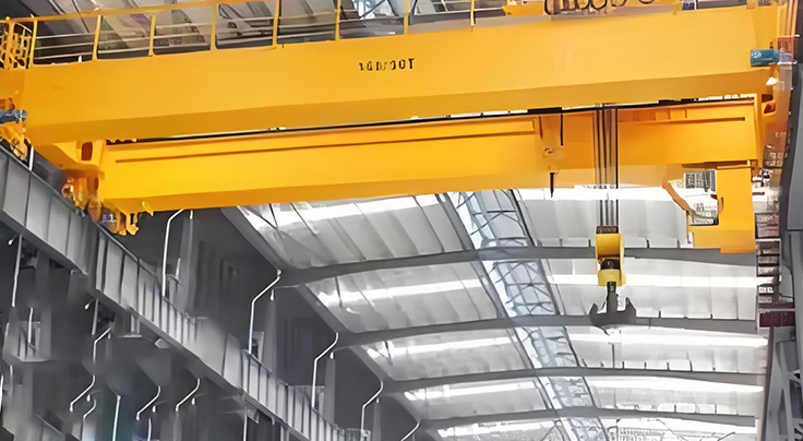 Double Girder Overhead Crane with Hooks