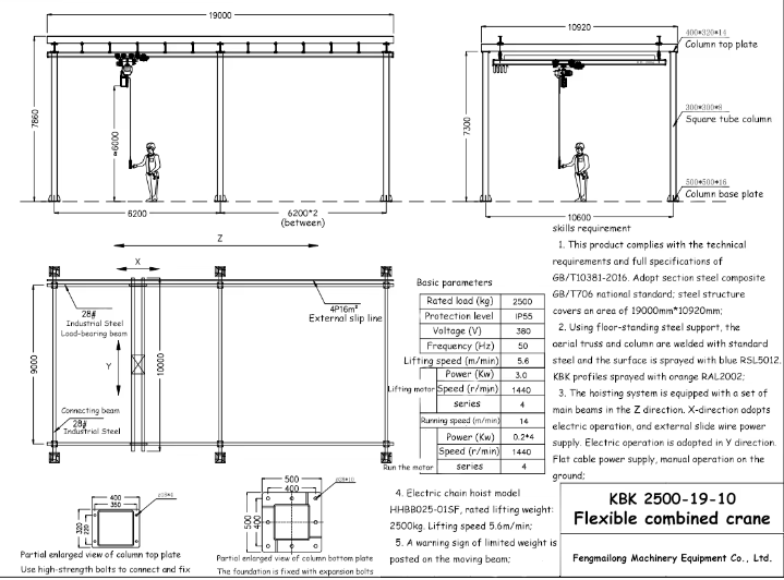 kbk overhead crane2