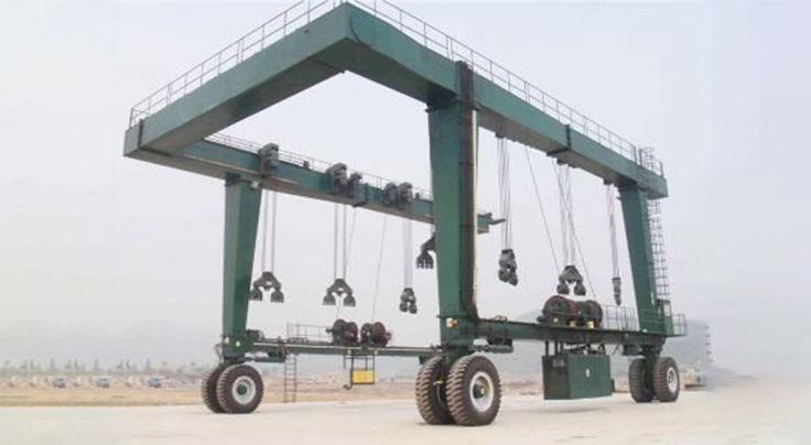 Double Girder Rubber Tyre Gantry Crane